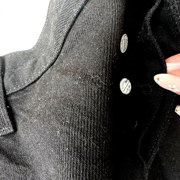 Triarchy Jeans Men 36 Slim Straight Stretch black  country Dark Denim Button Fly - Picture 6 of 12